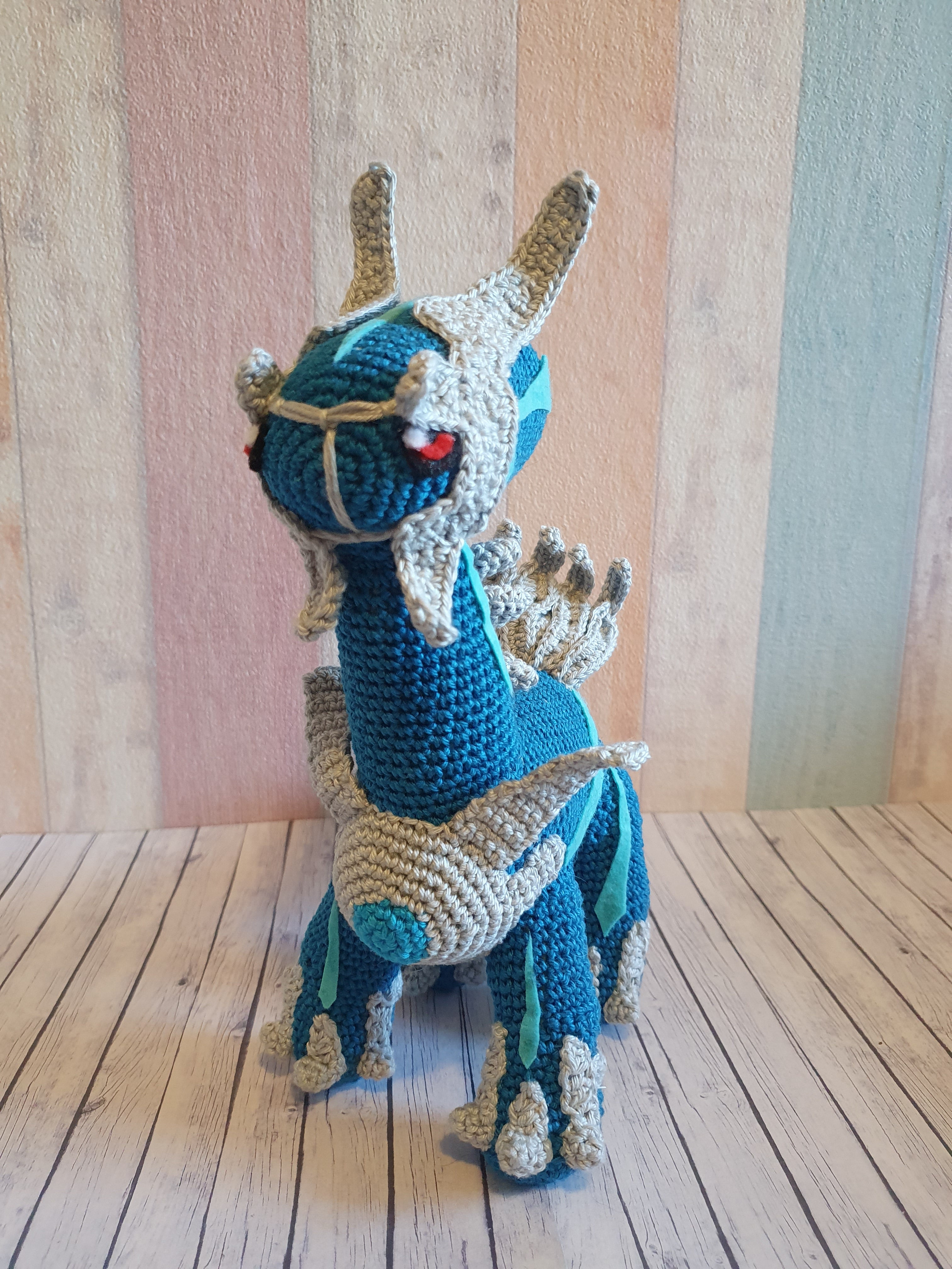 Amigurumi Pokemon Dialga - UnicateArt