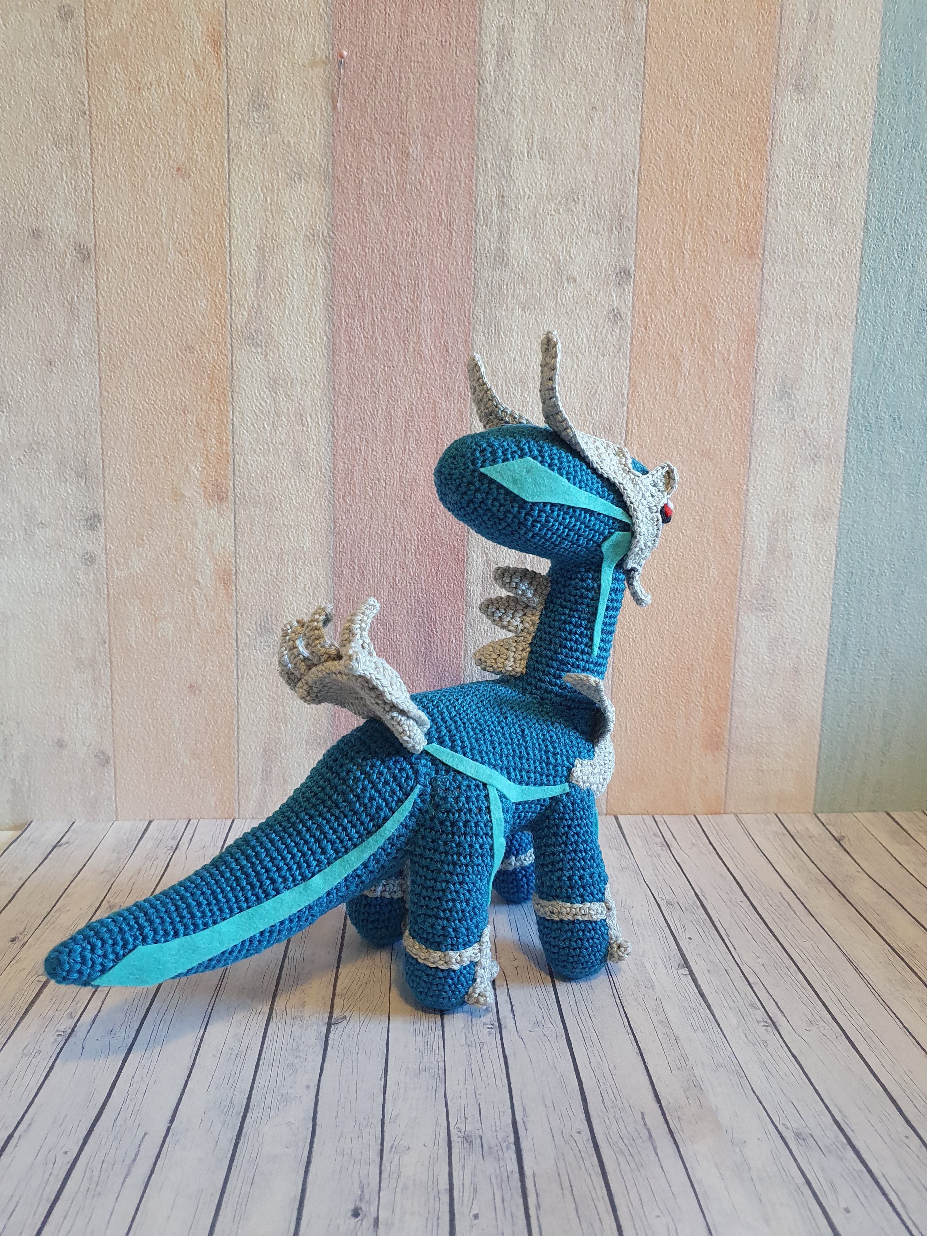 Amigurumi Pokemon Dialga - UnicateArt