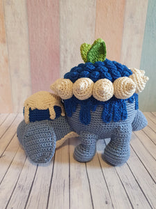 Amigurumi Pokemon Appletun Blueberry Version