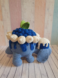 Amigurumi Pokemon Appletun Blueberry Version