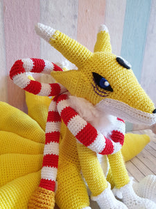 Amigurumi Digimon Kyubimon - UnicateArt