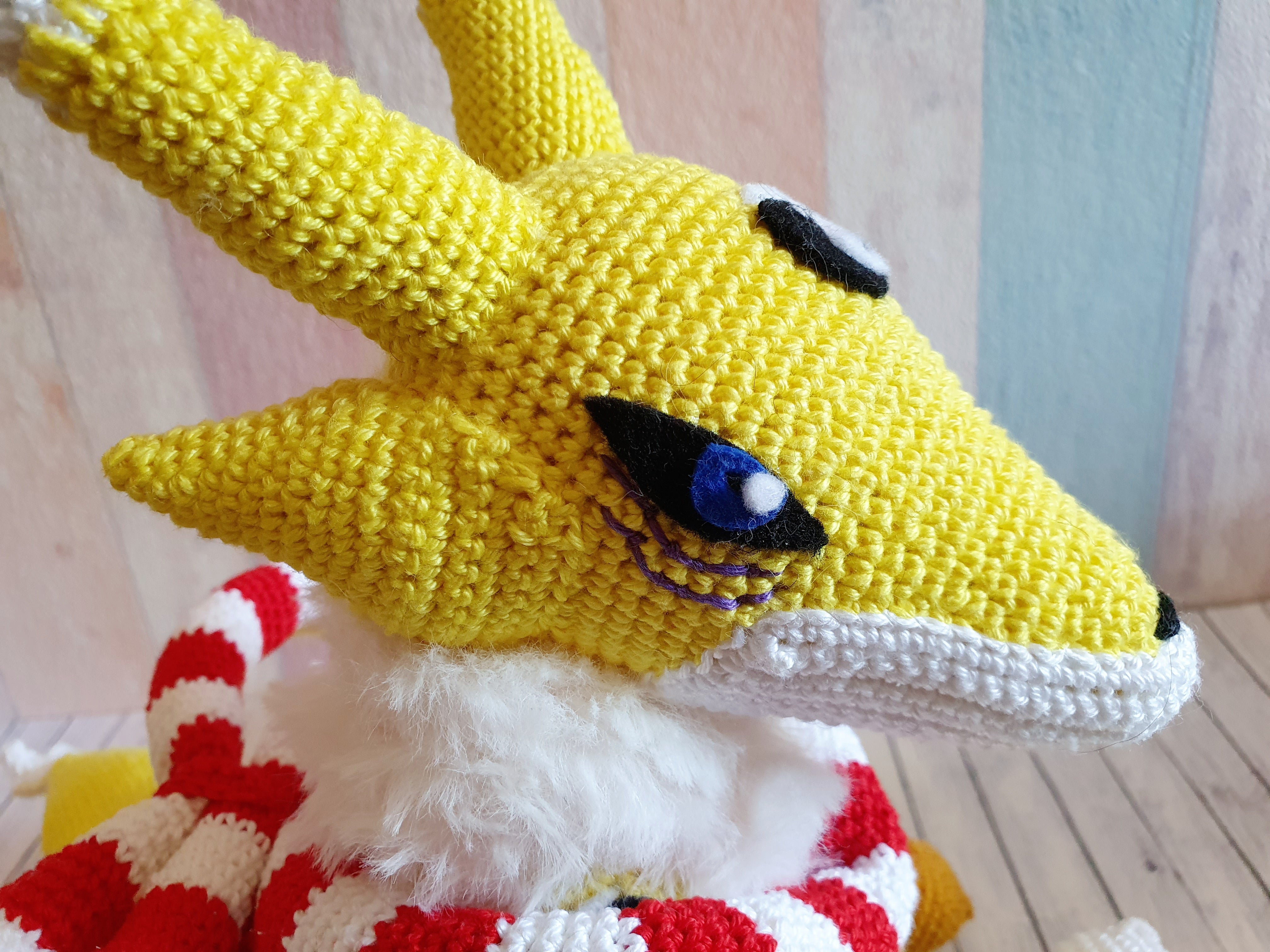 Amigurumi Digimon Kyubimon - UnicateArt