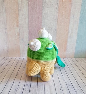 Amigurumi Pokemon Appletun Lime Version - UnicateArt