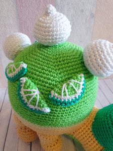 Amigurumi Pokemon Appletun Lime Version - UnicateArt