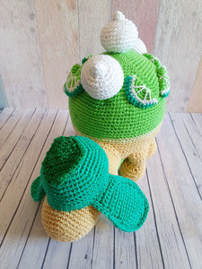 Amigurumi Pokemon Appletun Lime Version - UnicateArt