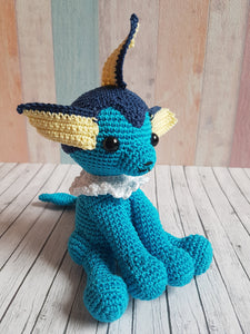 Amigurumi Pokemon Vaporeon Large