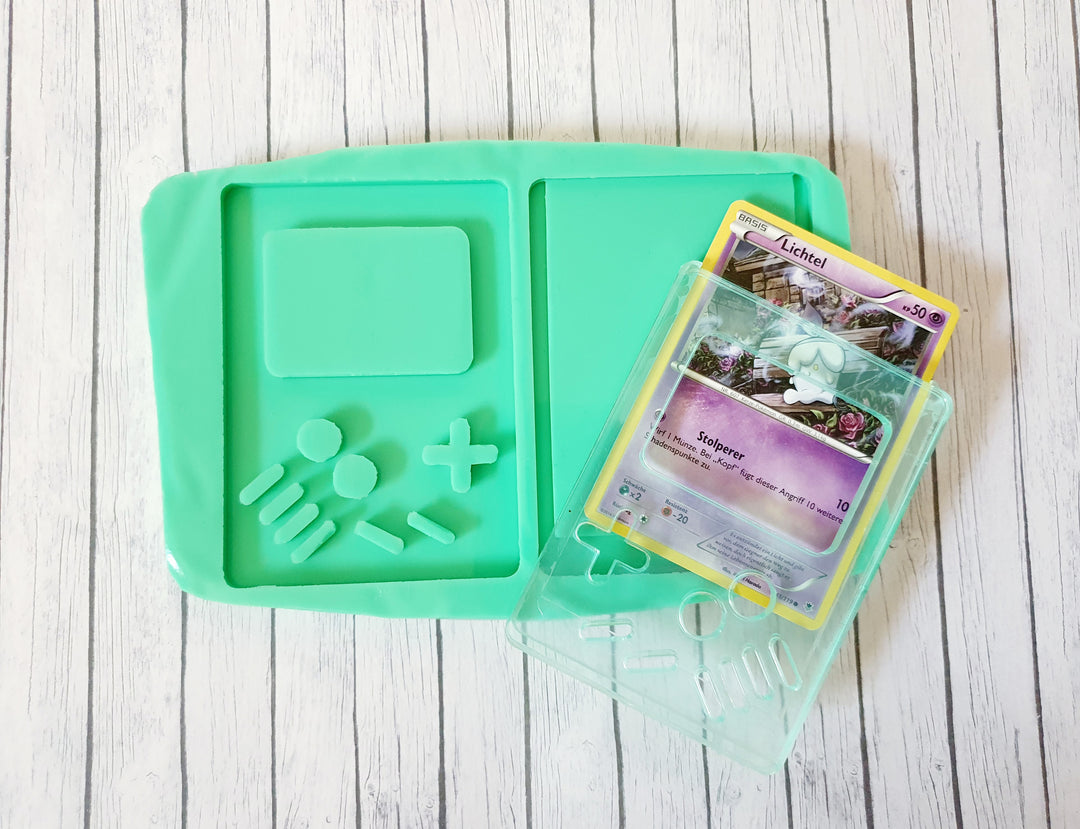 Silicone Mold Gameboy Display for Trading cards