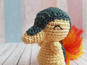 Amigurumi Pokemon Cyndaquil - UnicateArt