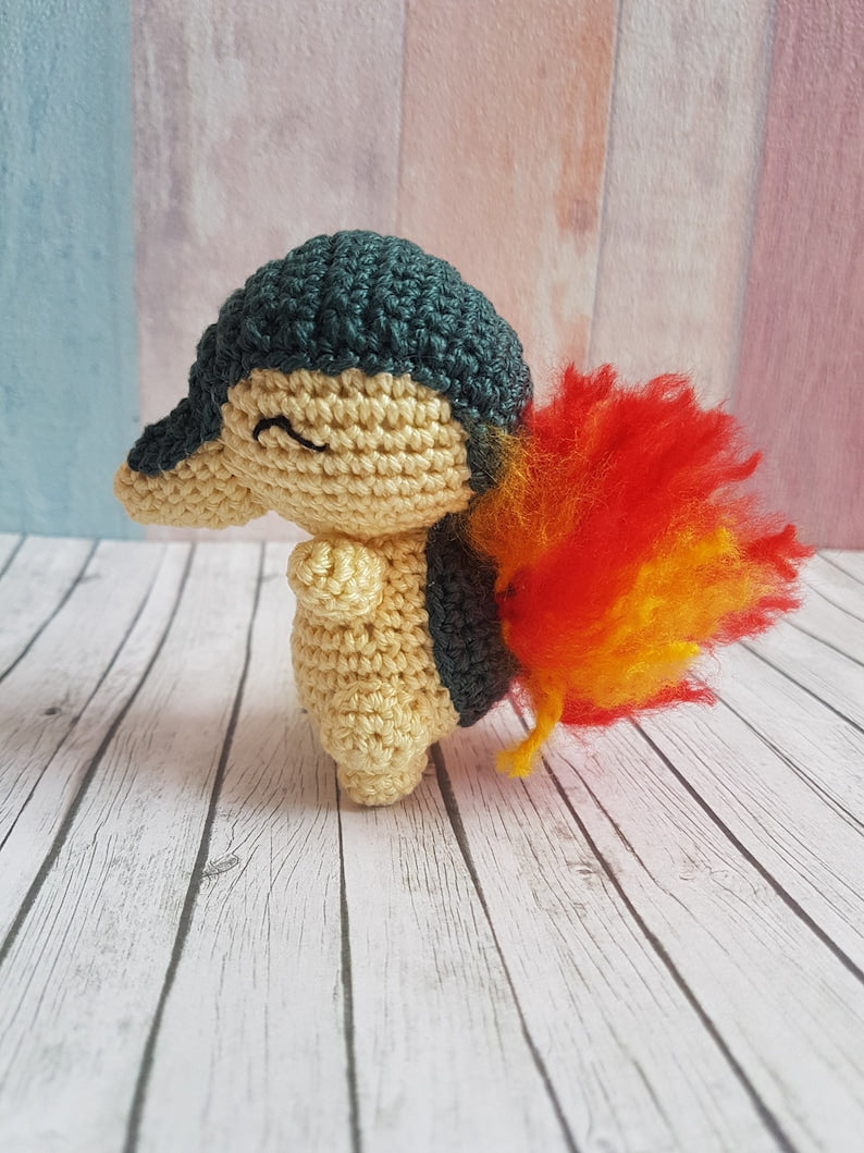 Amigurumi Pokemon Cyndaquil - UnicateArt