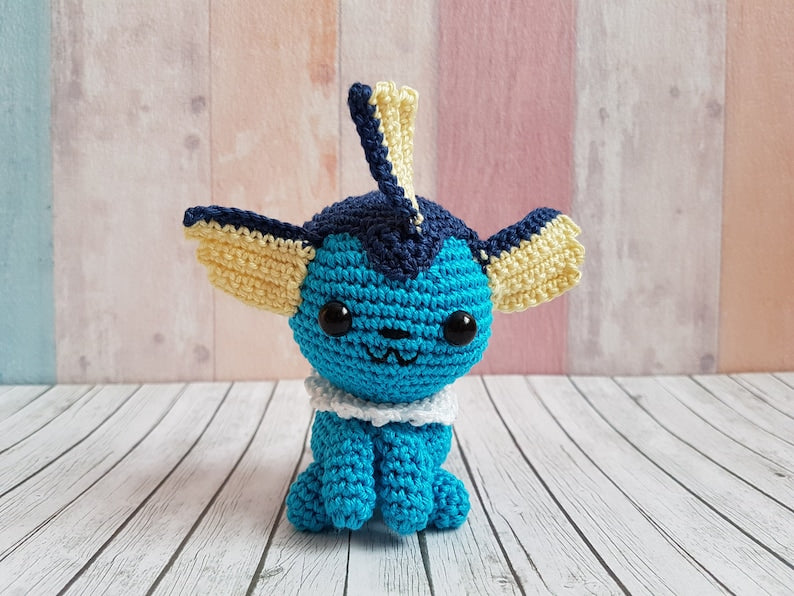 Amigurumi Pokemon Vaporeon - UnicateArt