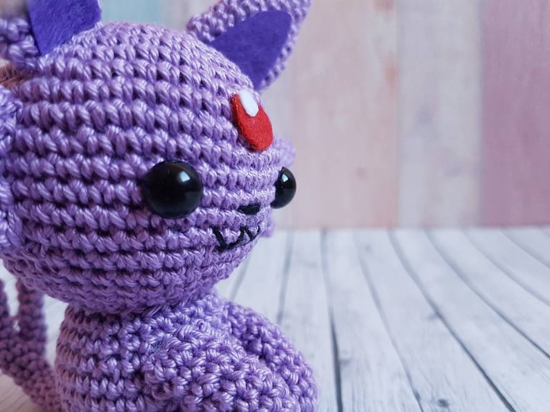 Amigurumi Pokemon Espeon - UnicateArt