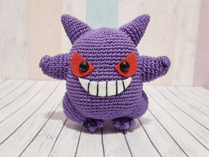 Amigurumi Pokemon Gengar - UnicateArt