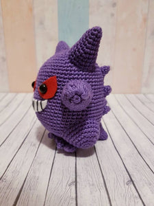 Amigurumi Pokemon Gengar - UnicateArt