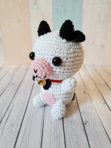 Amigurumi Cow black/white - UnicateArt