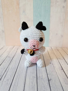 Amigurumi Cow black/white - UnicateArt