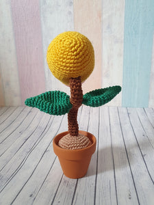 Amigurumi Pokemon Bellsprout with tiny Pot - UnicateArt