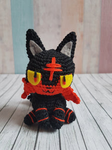 Amigurumi Pokemon Litten - UnicateArt