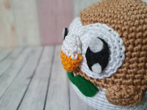 Amigurumi Pokemon Rowlett - UnicateArt