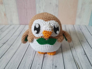 Amigurumi Pokemon Rowlett - UnicateArt