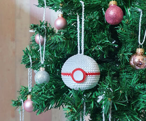 Christmas Tree Ornament Pokeball Premierball