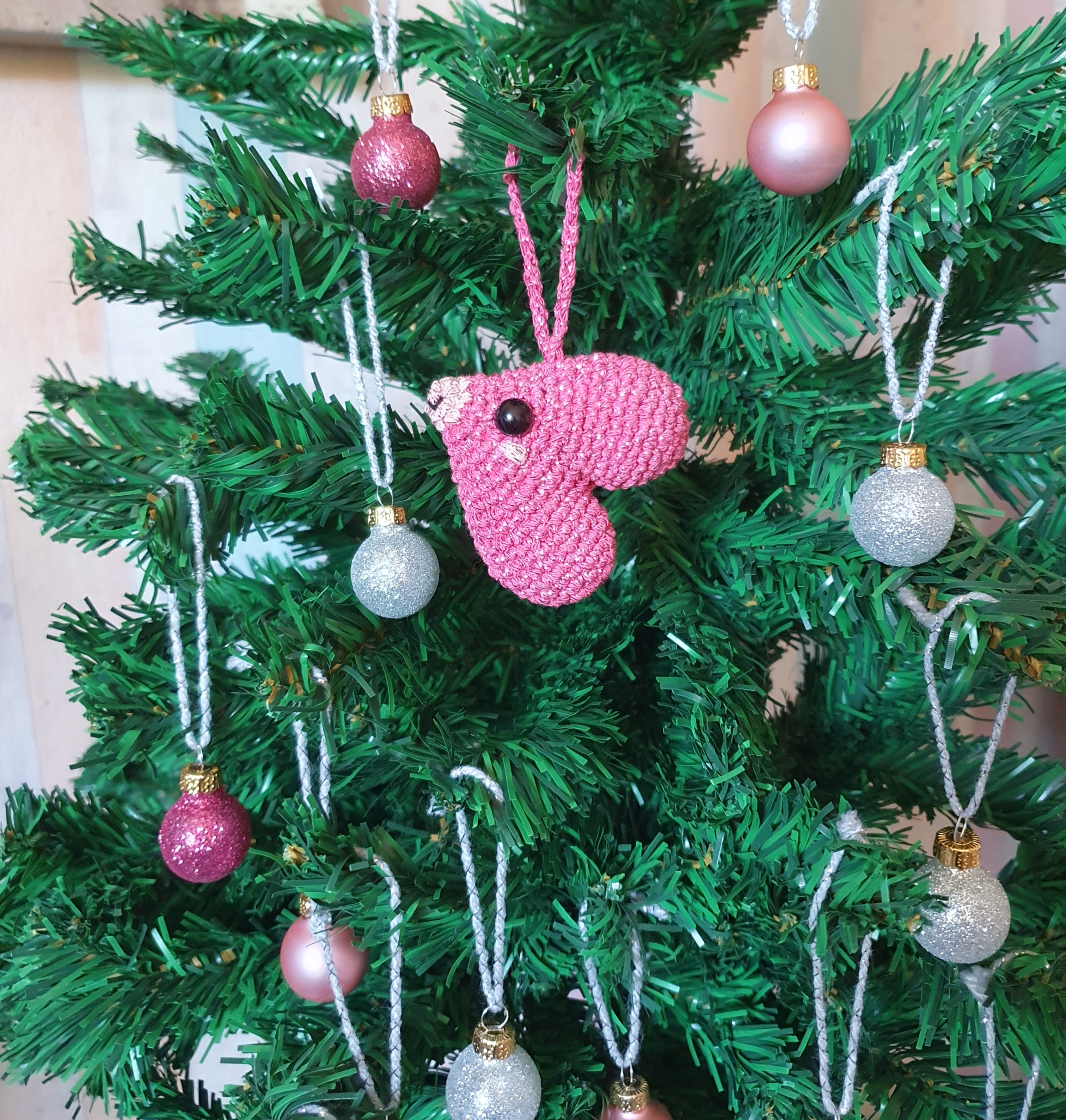 Christmas Tree Ornament Pokemon Luvdisk glitter