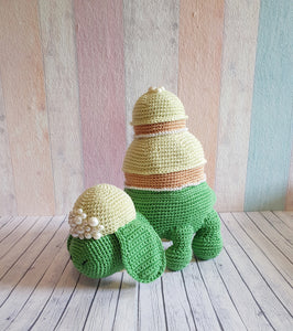 Amigurumi Pokemon Appletun Pistachio Version