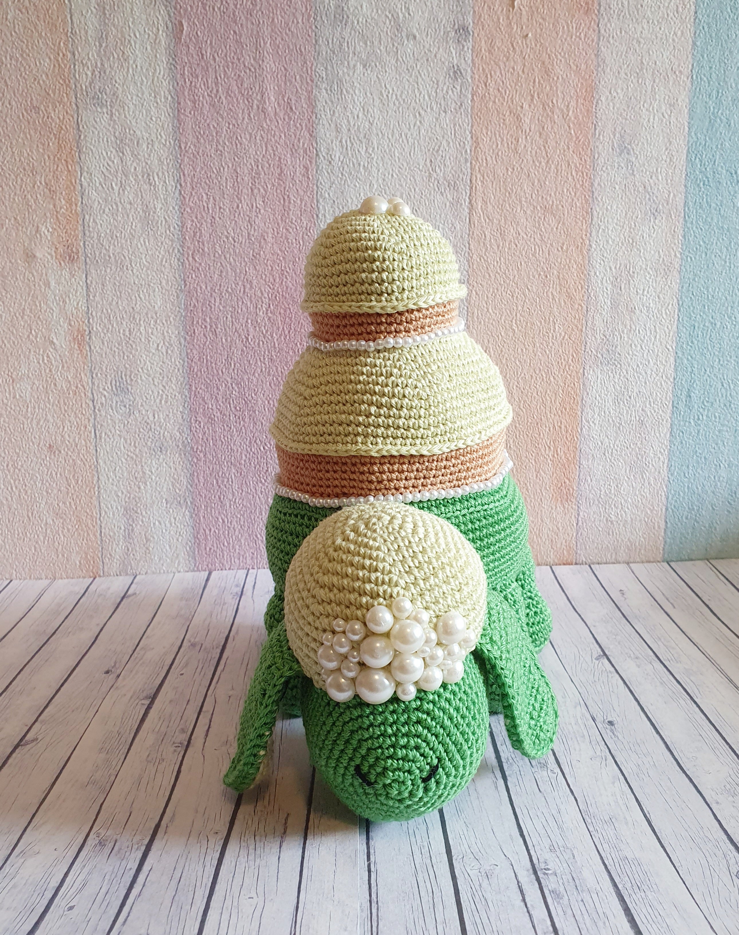 Amigurumi Pokemon Appletun Pistachio Version