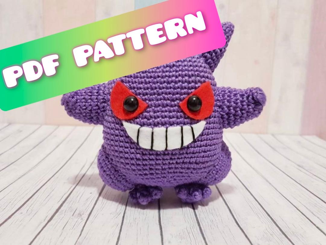 Crochet Pattern Gengar PDF