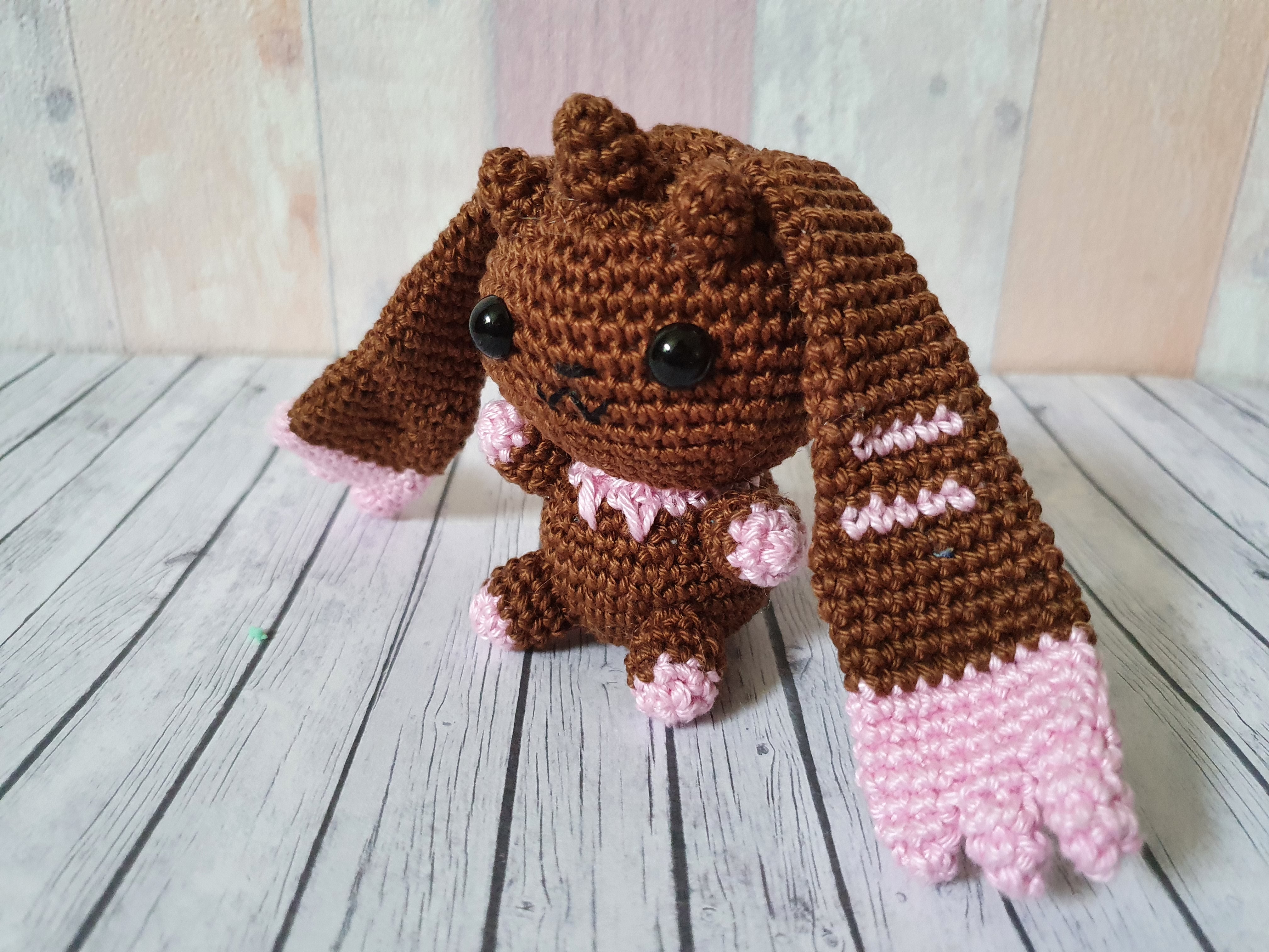 Amigurumi Lopmon Digimon - UnicateArt