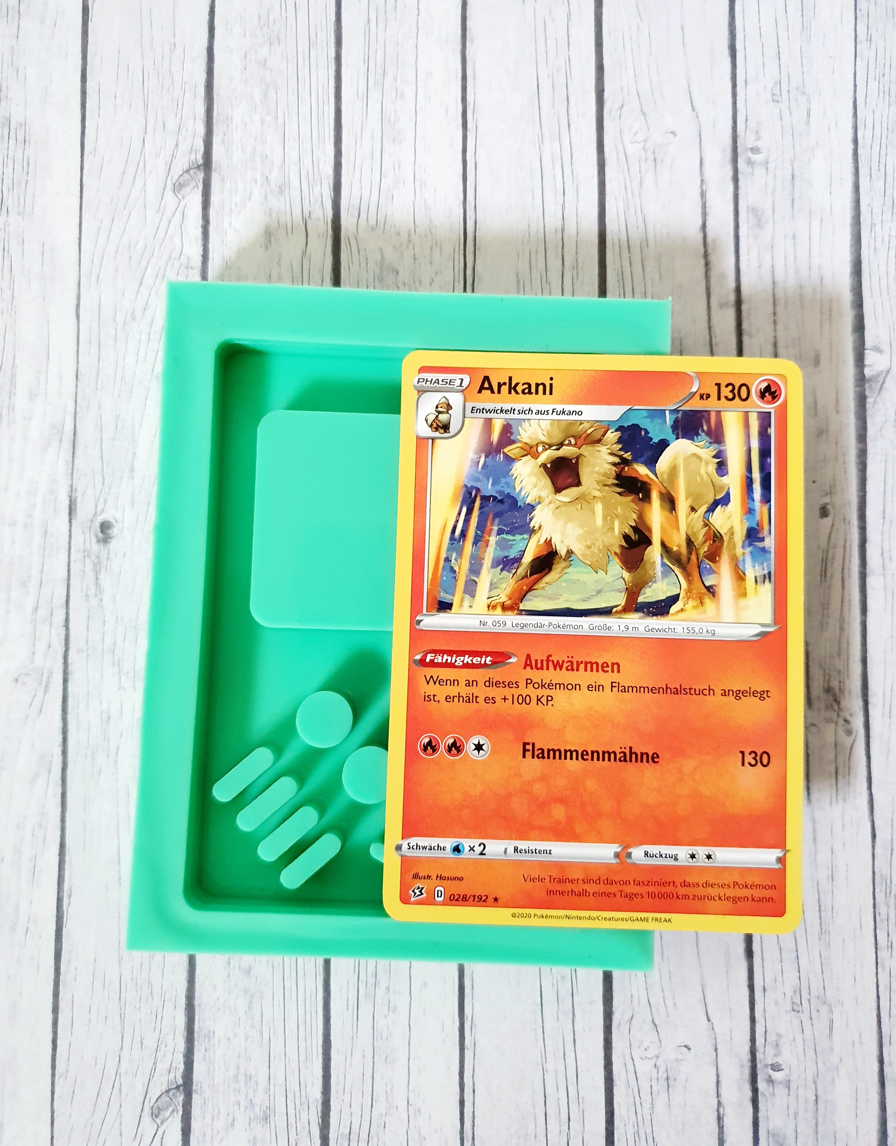 Silicone Mold Gameboy Shaker for Trading cards - UnicateArt