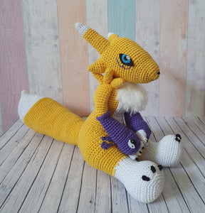 Amigurumi Digimon Renamon - UnicateArt