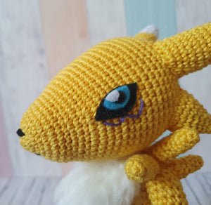 Amigurumi Digimon Renamon - UnicateArt