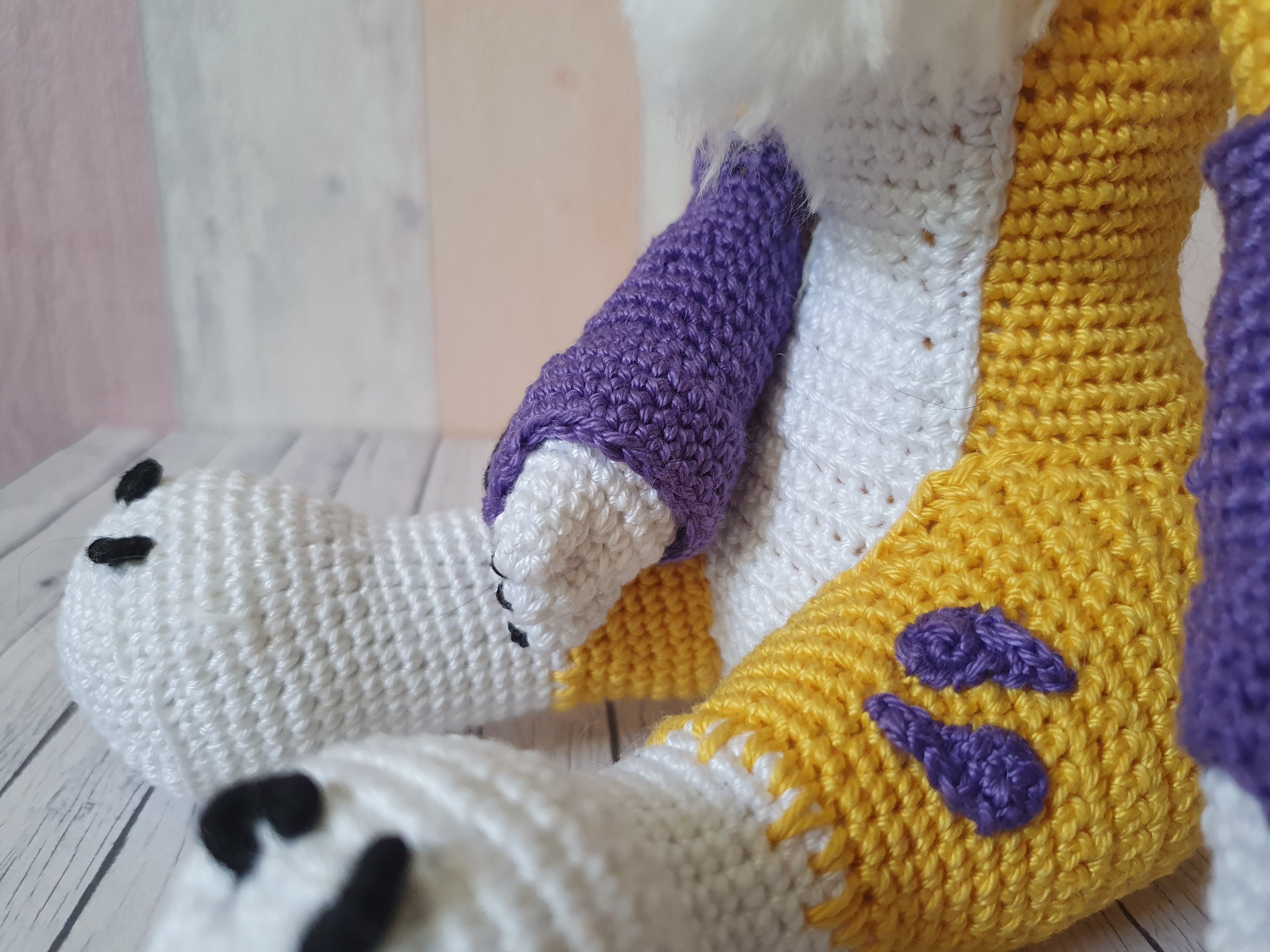 Amigurumi Digimon Renamon - UnicateArt