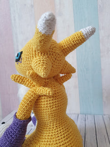 Amigurumi Digimon Renamon - UnicateArt