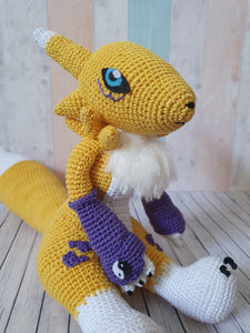 Amigurumi Digimon Renamon - UnicateArt