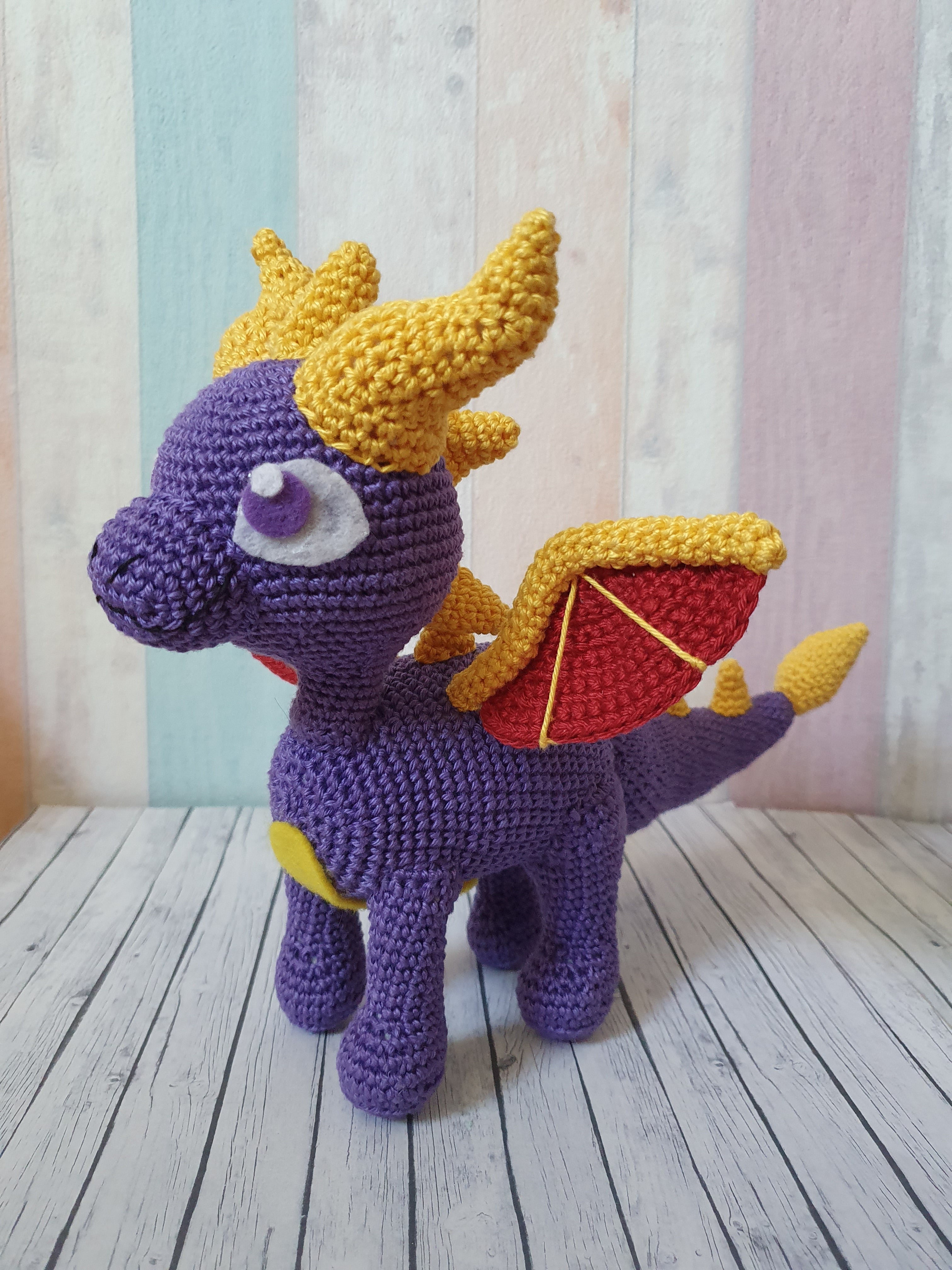 Spyro Amigurumi - UnicateArt