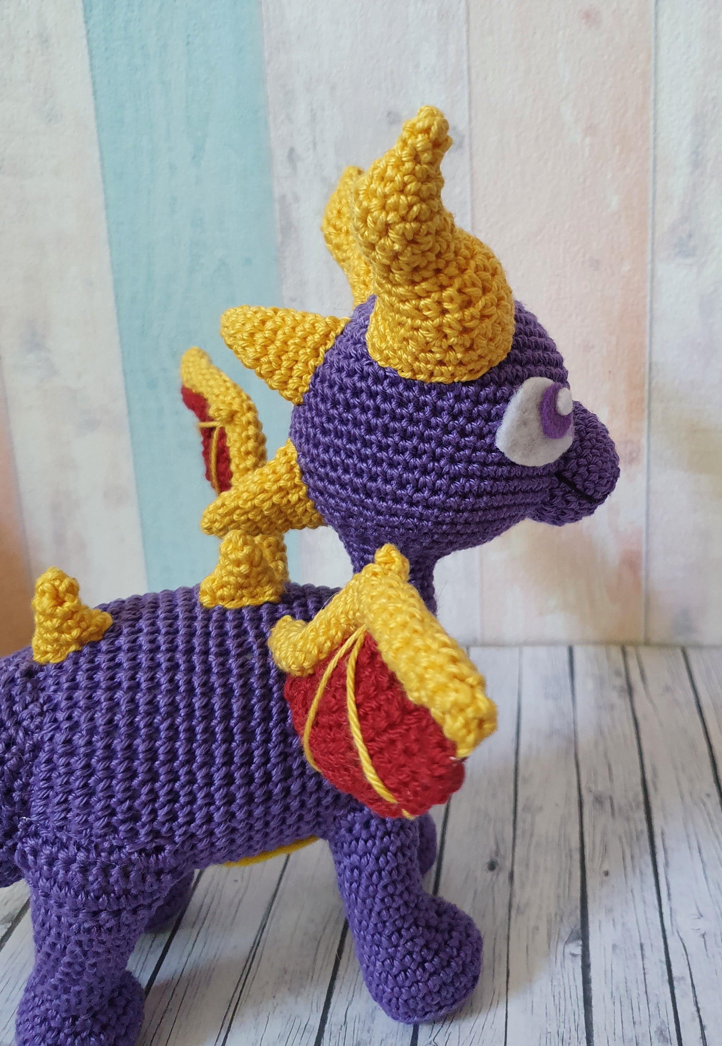 Spyro Amigurumi - UnicateArt