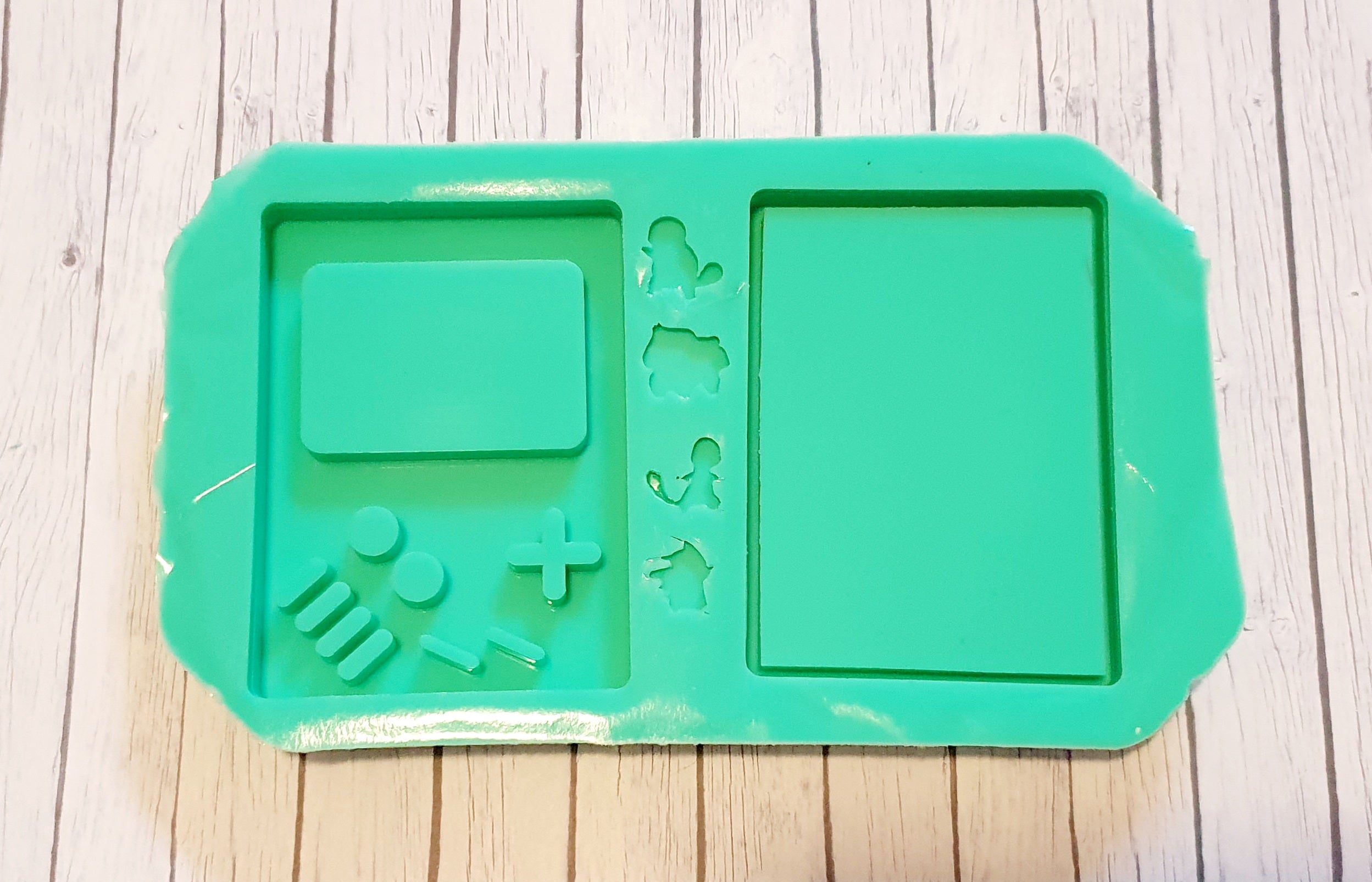 Silicone Mold Gameboy Shaker for Trading cards - UnicateArt