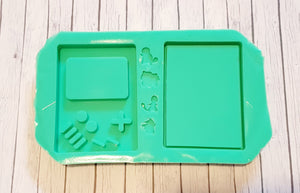 Silicone Mold Gameboy Shaker for Trading cards - UnicateArt