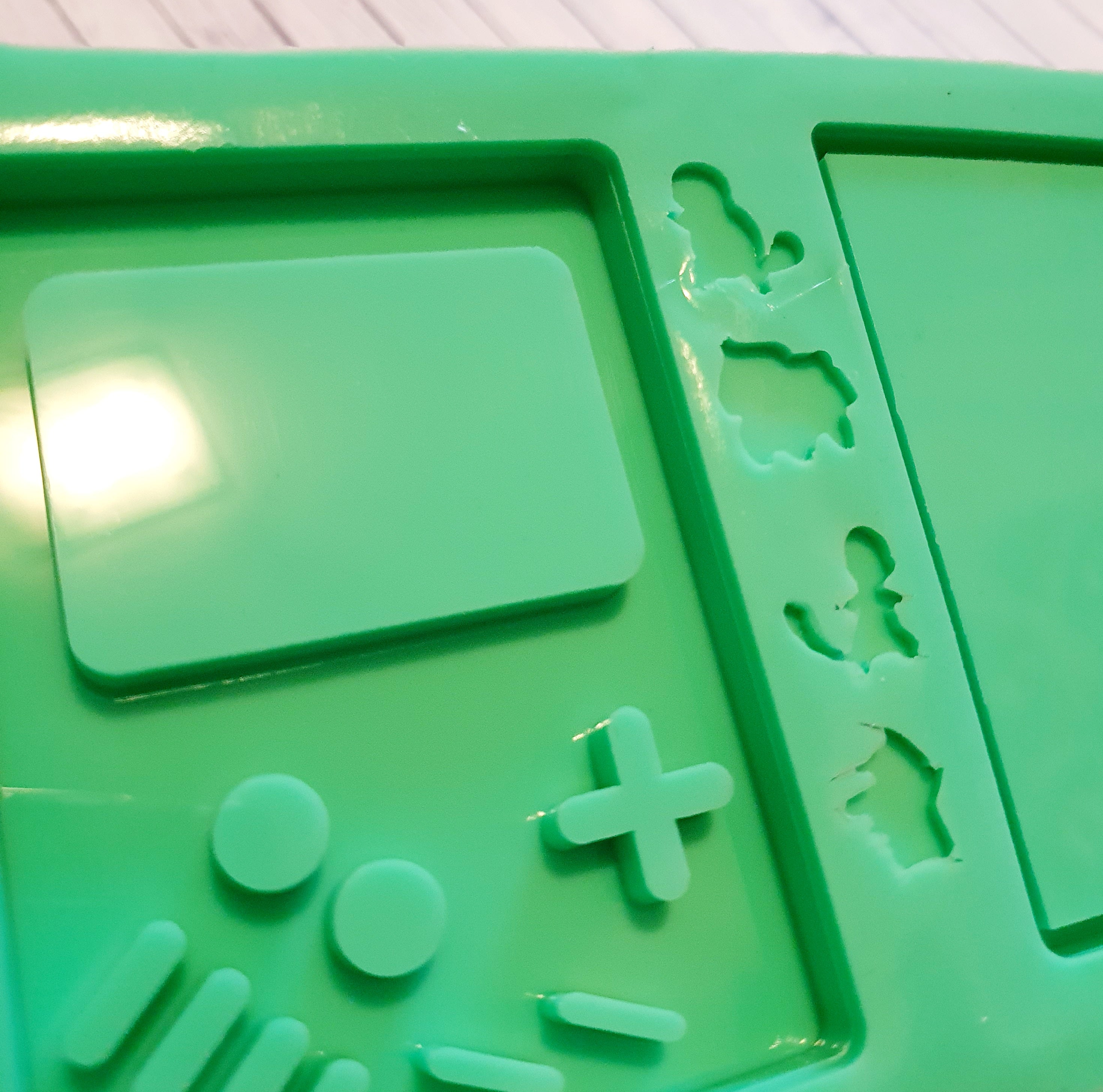 Silicone Mold Gameboy Shaker for Trading cards - UnicateArt