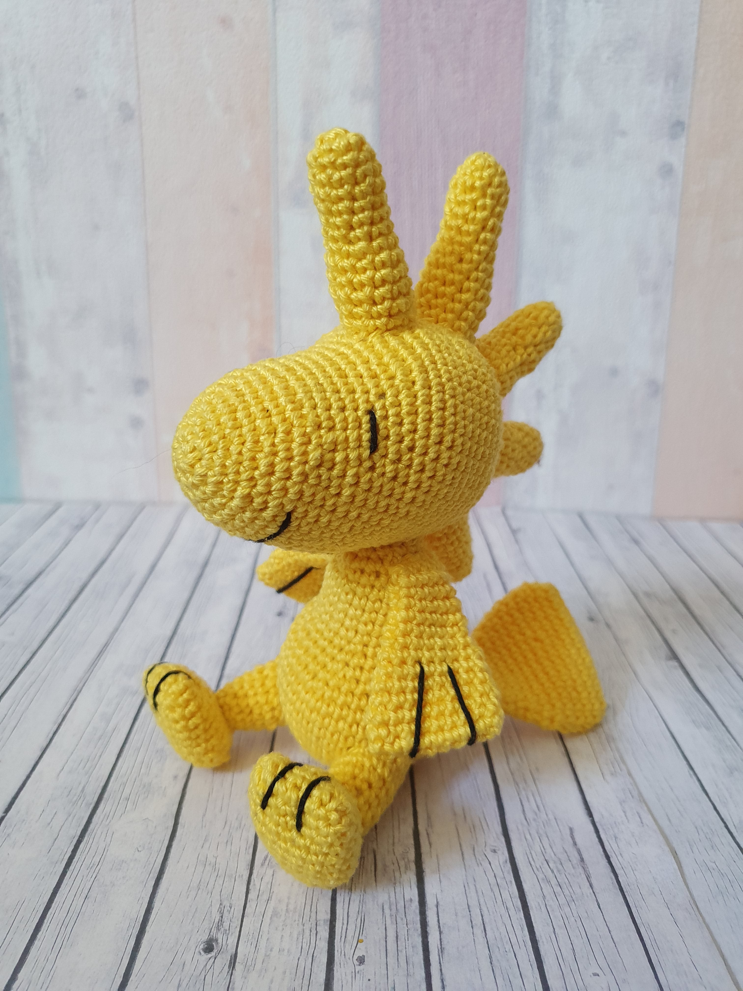 Amigurumi Woodstock Peanuts - UnicateArt