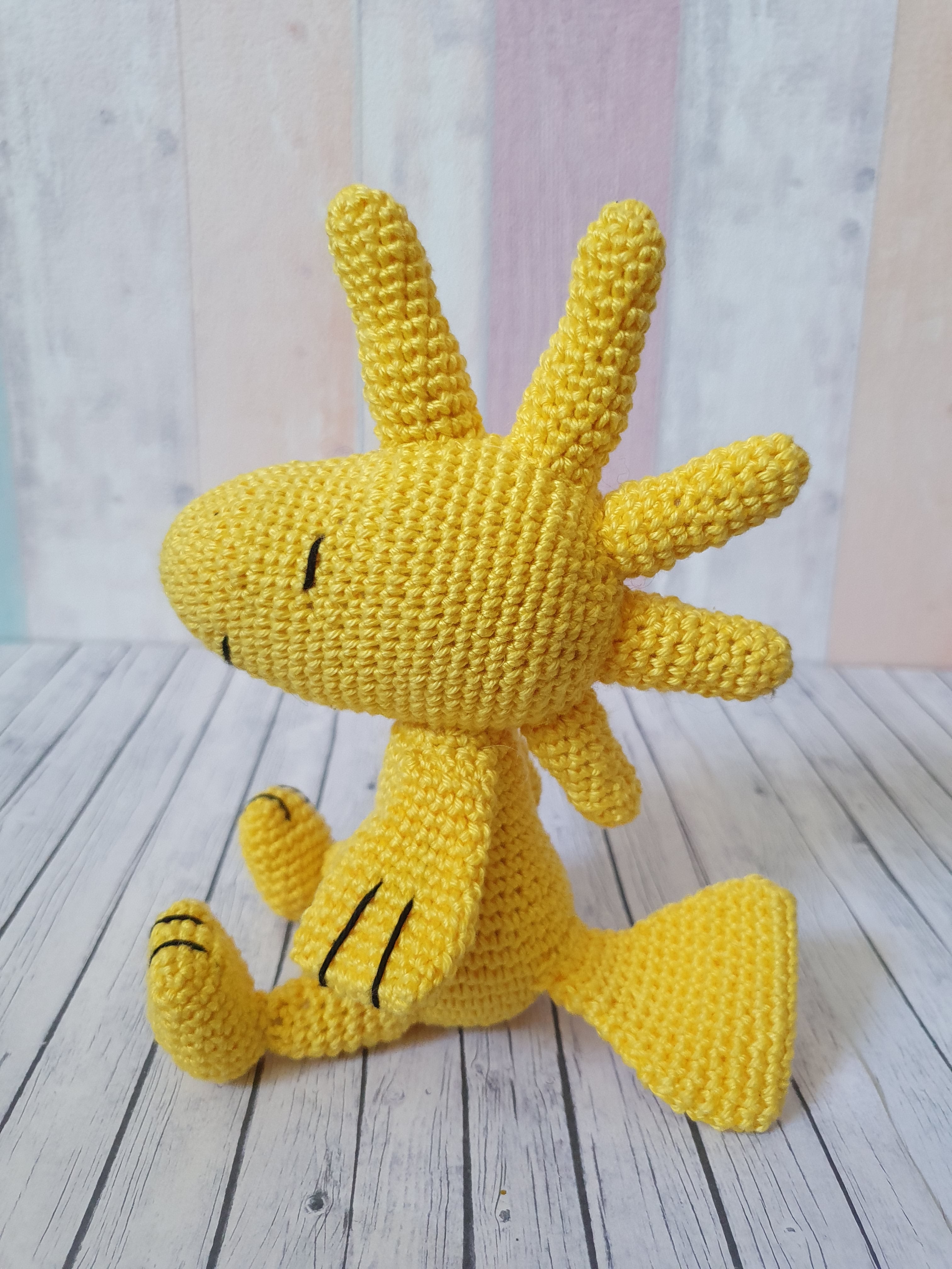 Amigurumi Woodstock Peanuts - UnicateArt