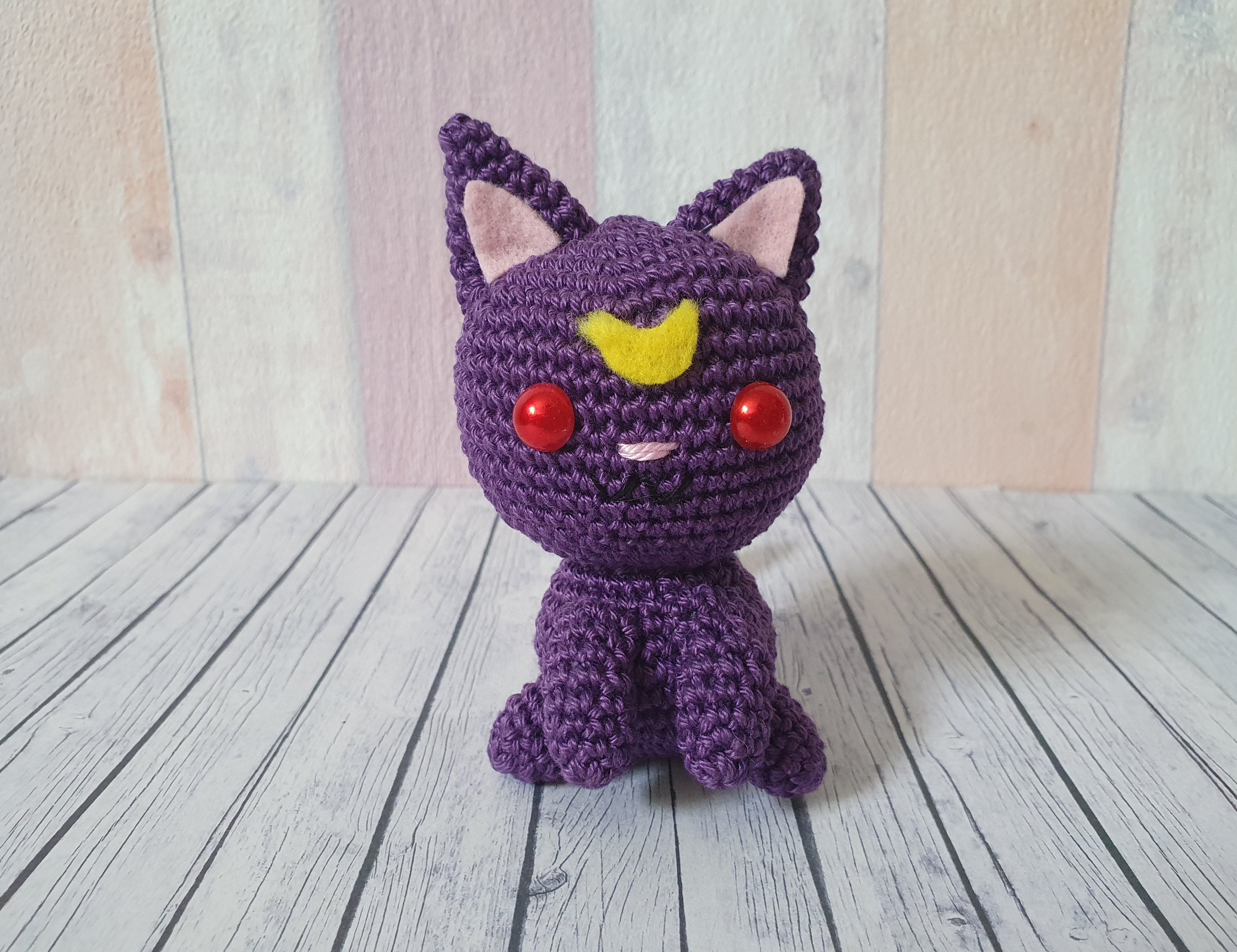 Amigurumi Sailor Moon Cats Luna / Artemis / Diana - Choose your favorite! - UnicateArt