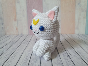 Amigurumi Sailor Moon Cats Luna / Artemis / Diana - Choose your favorite! - UnicateArt