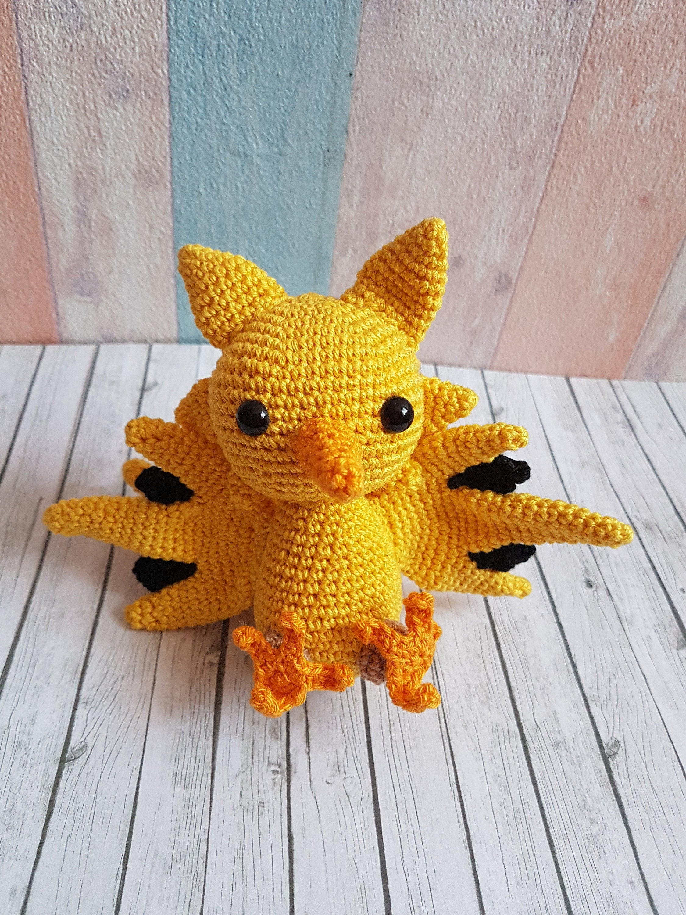 Amigurumi Pokemon Zapdos - UnicateArt