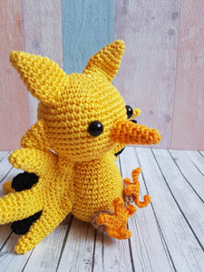 Amigurumi Pokemon Zapdos - UnicateArt