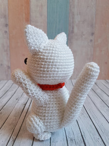 Amigurumi Lucky Cat Maneki Neko - UnicateArt