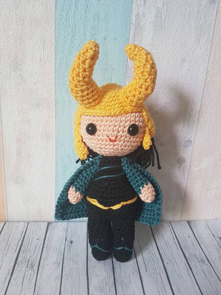 Amigurumi Loki Avengers Marvel - UnicateArt