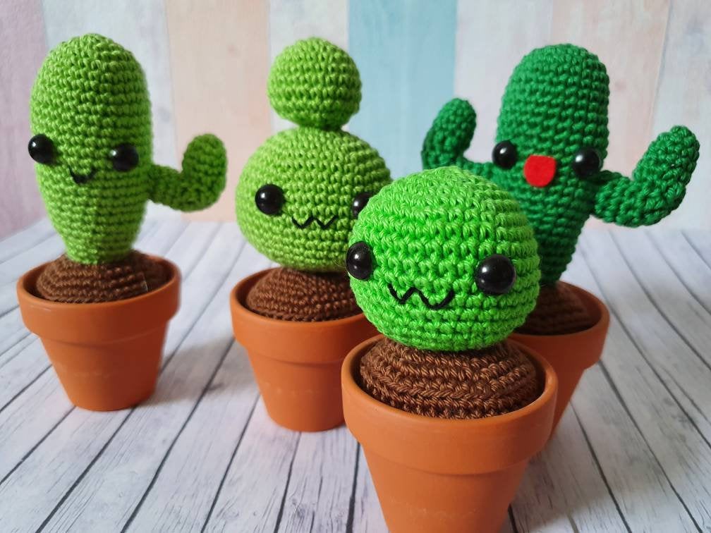 Amigurumi cactus - choose your favorite! - Custom made just for you - UnicateArt