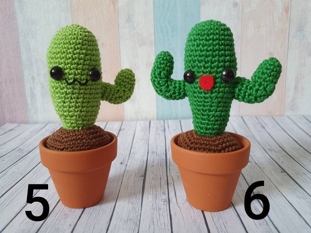 Amigurumi cactus - choose your favorite! - Custom made just for you - UnicateArt